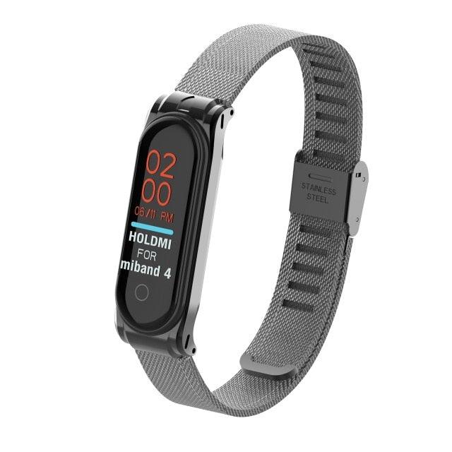 Xiaomi Mi Band Stainless Steel 3/4/5/6 Bracelet Wrist Band