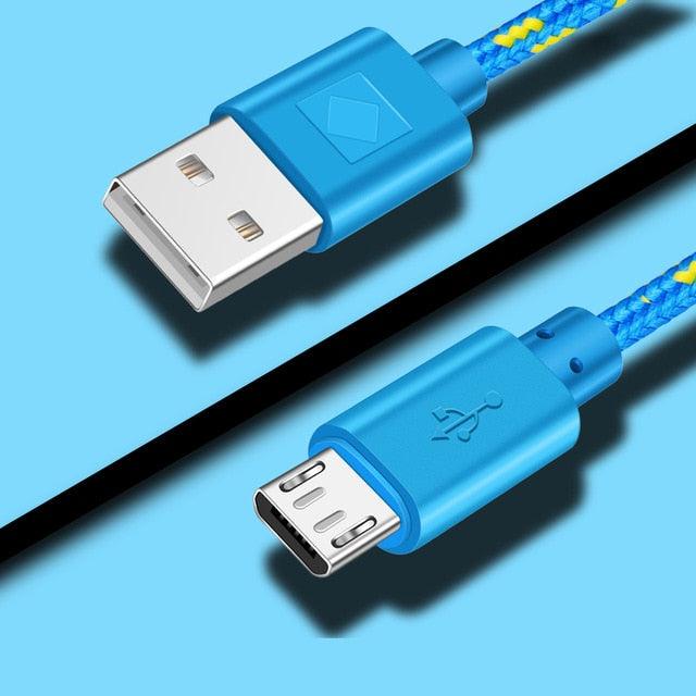 Micro USB Cable Fast Charging Data Cord Charger Adapter 1M 2M 3M  For Samsung S7 Xiaomi Huawei Android Phone Microusb Cable Wire