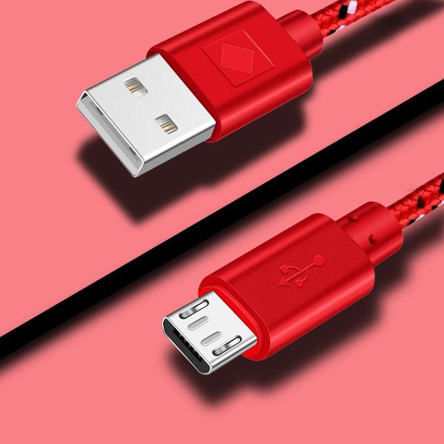 Micro USB Cable Fast Charging Data Cord Charger Adapter 1M 2M 3M  For Samsung S7 Xiaomi Huawei Android Phone Microusb Cable Wire