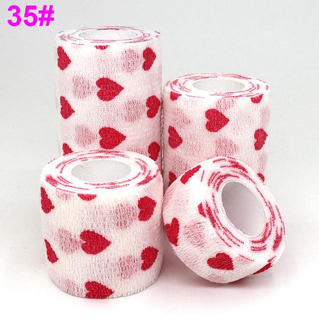 Printed Medical Elastic Bandage 4.5m Self-Adhesive