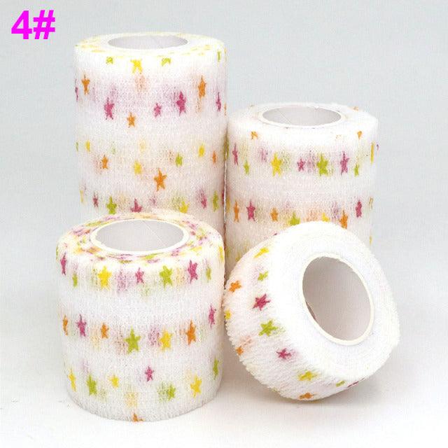 Printed Medical Elastic Bandage 4.5m Self-Adhesive