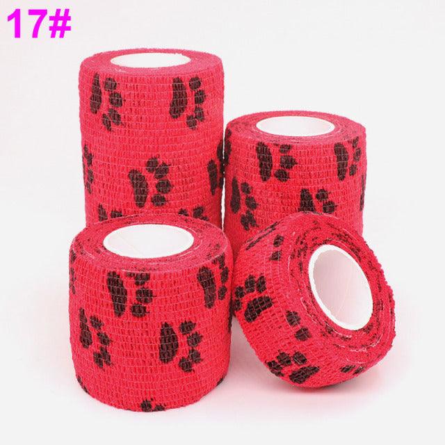 Printed Medical Elastic Bandage 4.5m Self-Adhesive