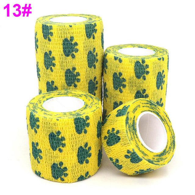 Printed Medical Elastic Bandage 4.5m Self-Adhesive