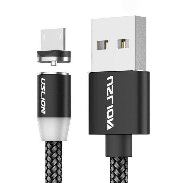 USLION Magnetic USB Cable Fast Charging USB Type C | Mobile Phone Cable USB Cord