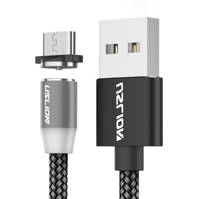 USLION Magnetic USB Cable Fast Charging USB Type C | Mobile Phone Cable USB Cord