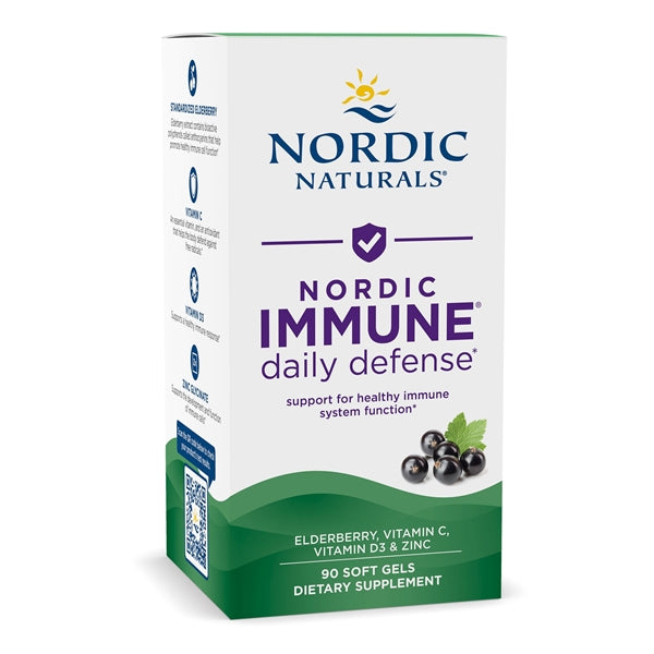  BACKORDER ONLY - Nordic Immune Daily Defense 90 Soft Gels (Nordic Naturals) 