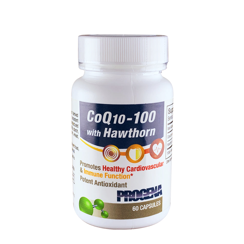  CoQ10 100mg with Hawthorn (Progena) 