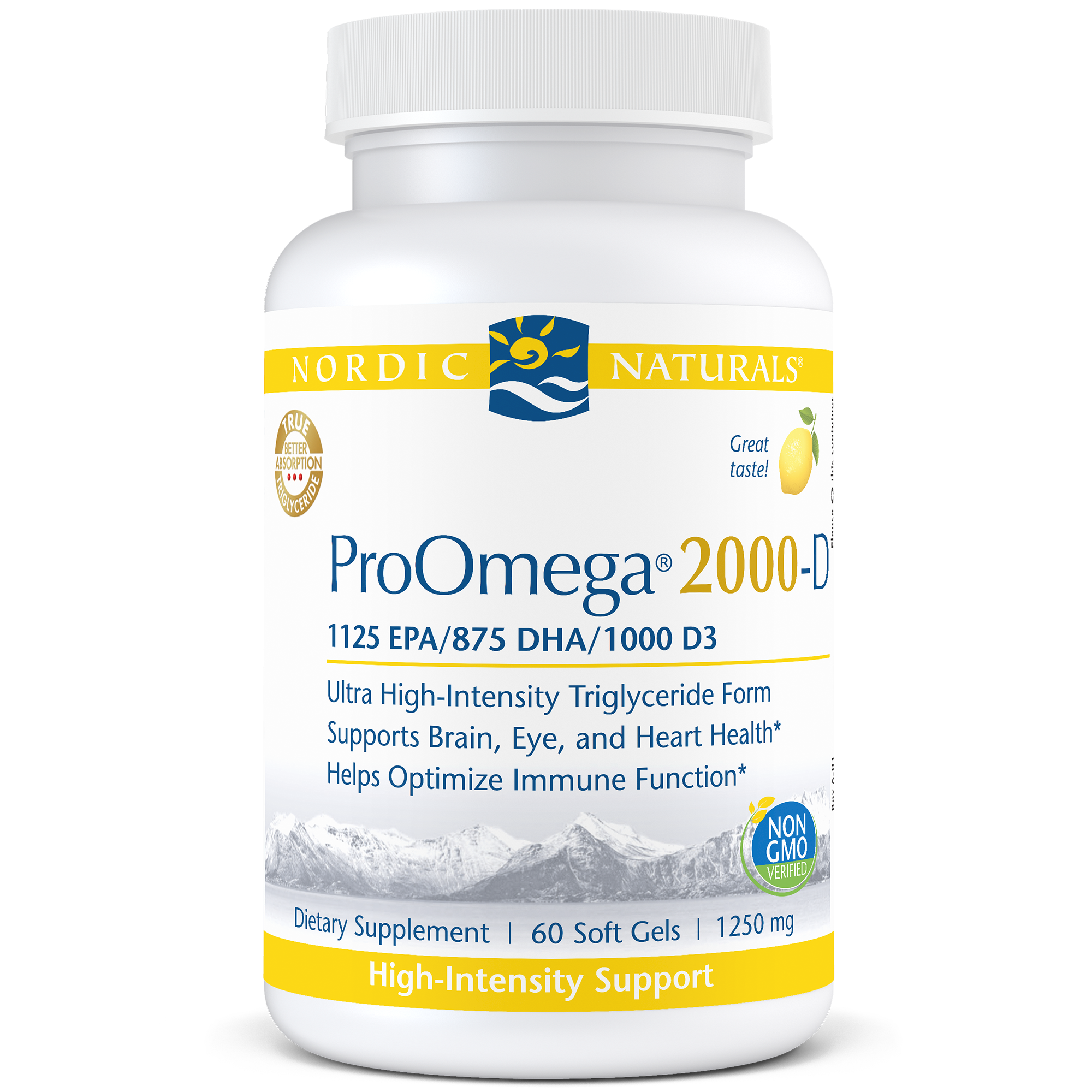  ProOmega 2000-D Soft Gels (Nordic Naturals) 