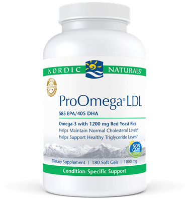  ProOmega LDL 180 Soft Gels (Nordic Naturals) 