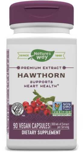  BACKORDER ONLY - Hawthorn (Std) 90 veg capsules (Nature's Way) 