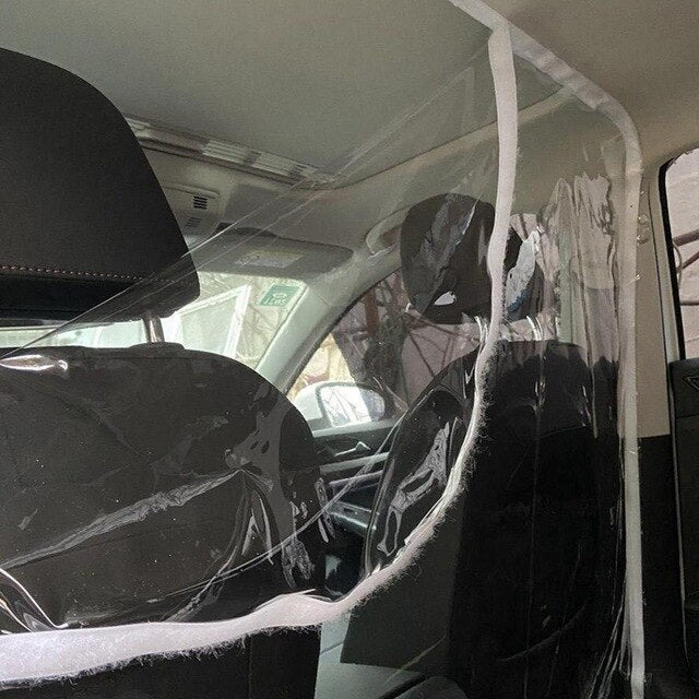 Transparent Car Anti Droplets Proof Isolation Screen PVC