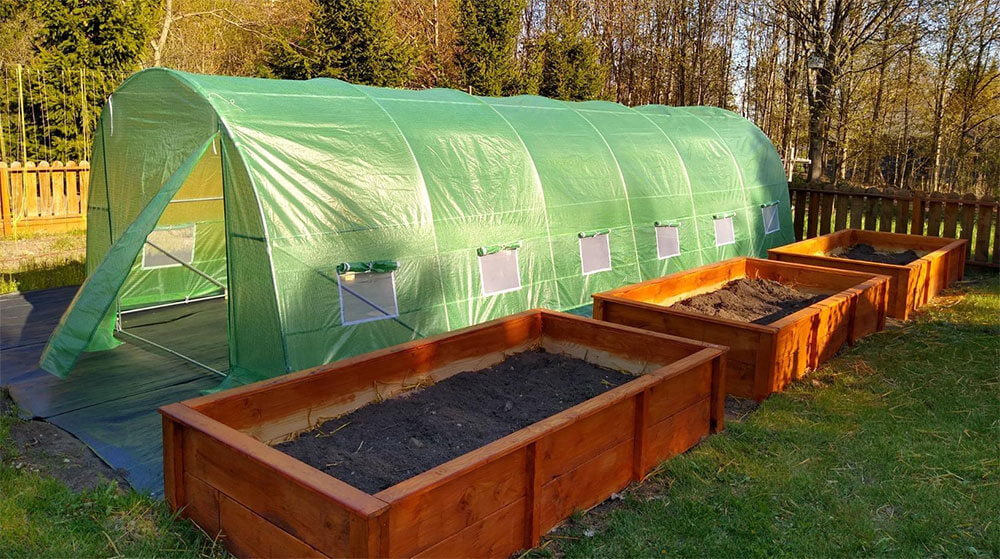 tunnel greenhouse for backyard