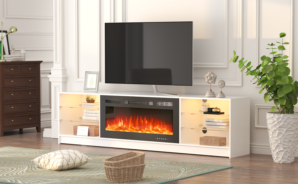 contemporary-fireplace-tv-stand