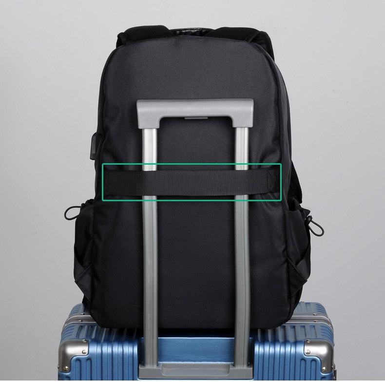 Laptop Backpack USB Charging 15.6 Inch Waterproof