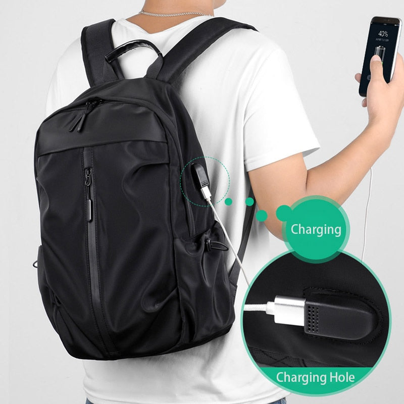 Laptop Backpack USB Charging 15.6 Inch Waterproof