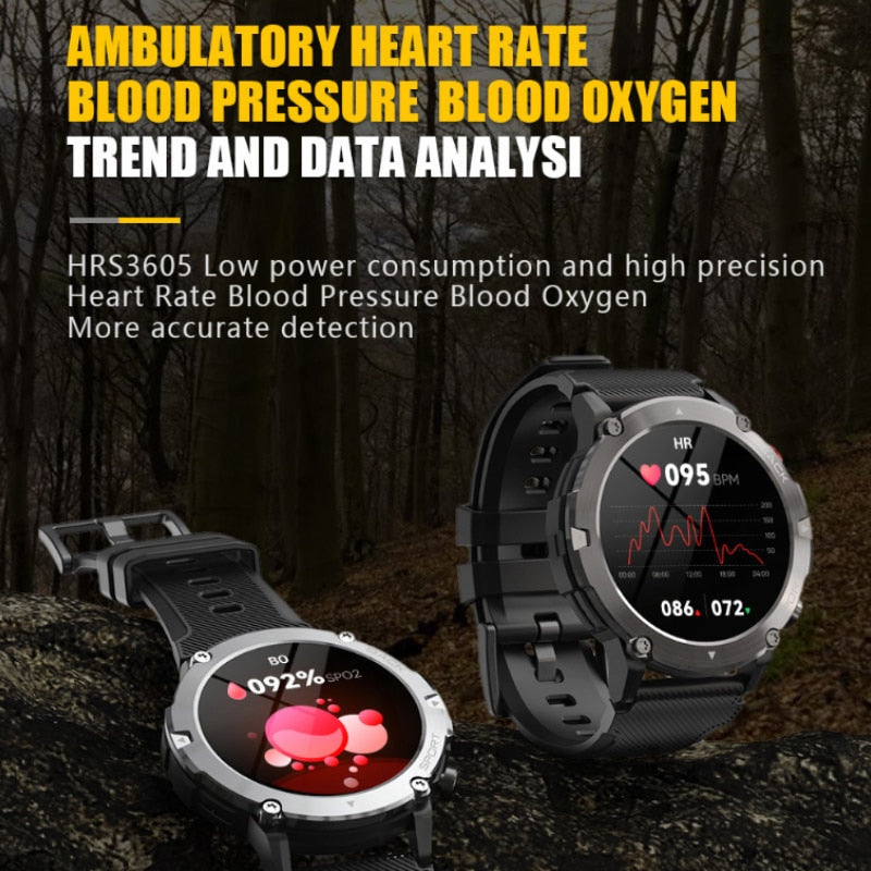 IOS Android Sport Smartwatch | Bluetooth Call Blood Pressure Outdoor Smart Watch