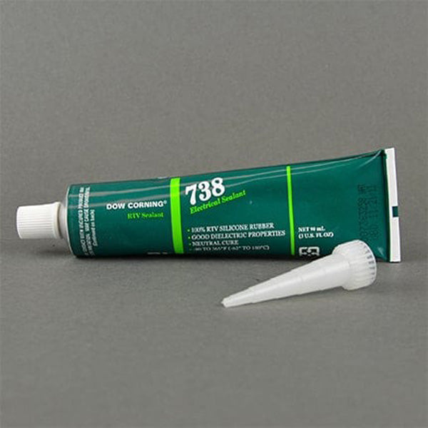 Dow DOWSIL? 738 Electrical Sealants Silicone White 90 mL Tube - 738 90ML WHT MIL-A-46146