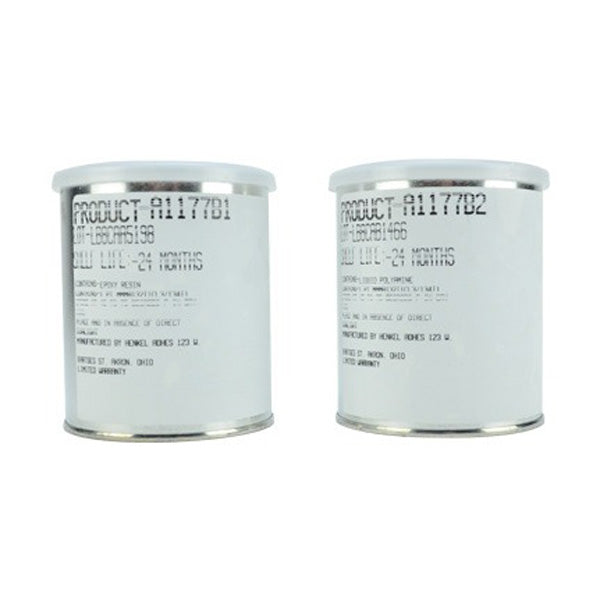 Henkel Loctite A1177B1/B2 Epoxy Adhesive Green 1 qt Kit - 748492