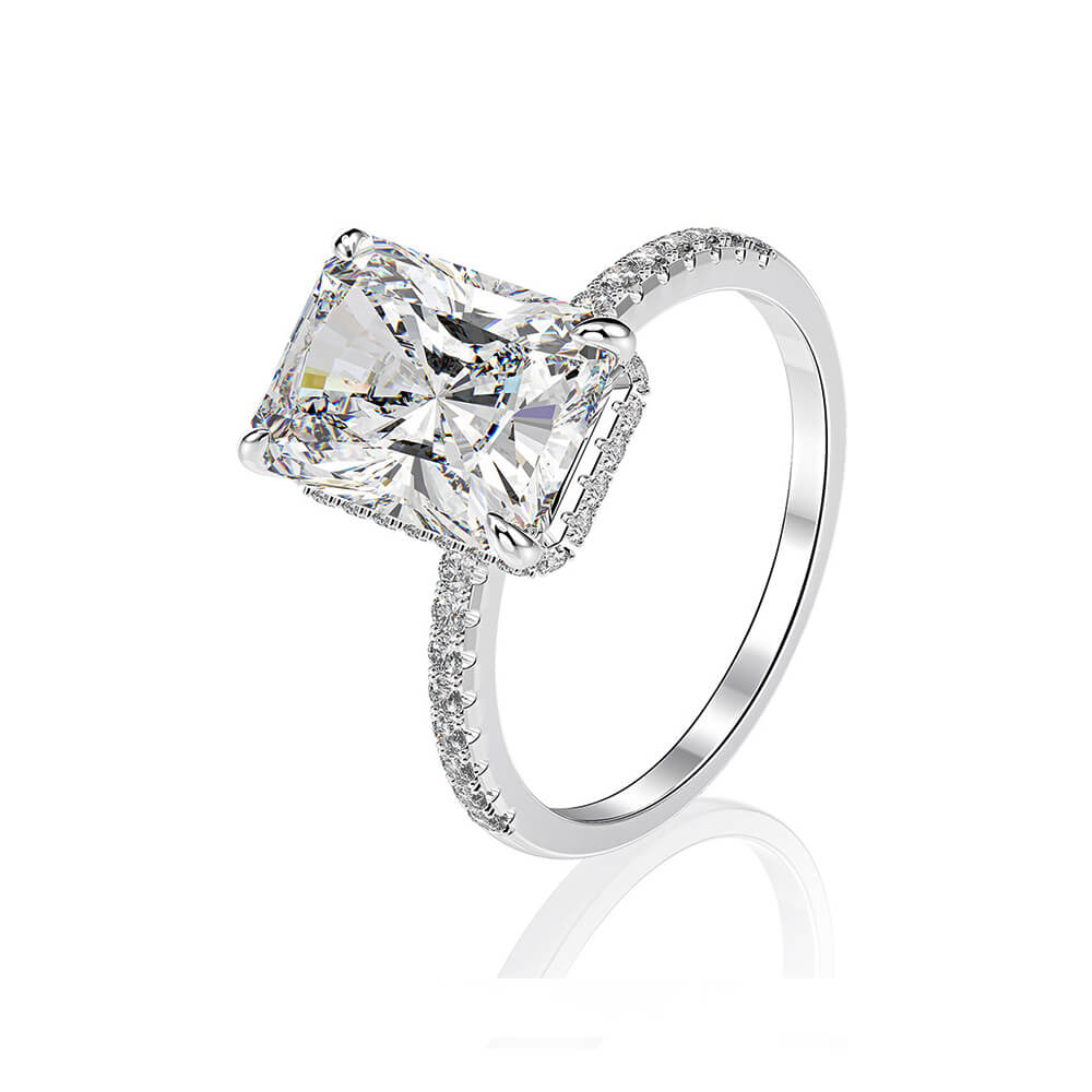 Radiant-Cut Engagement Ring