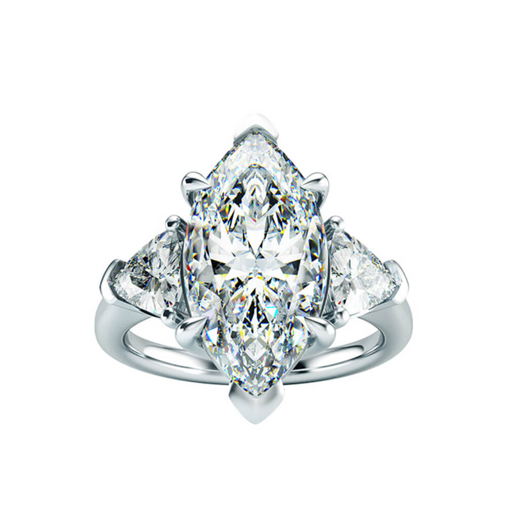 Marquise-Cut Engagement Ring Desktop