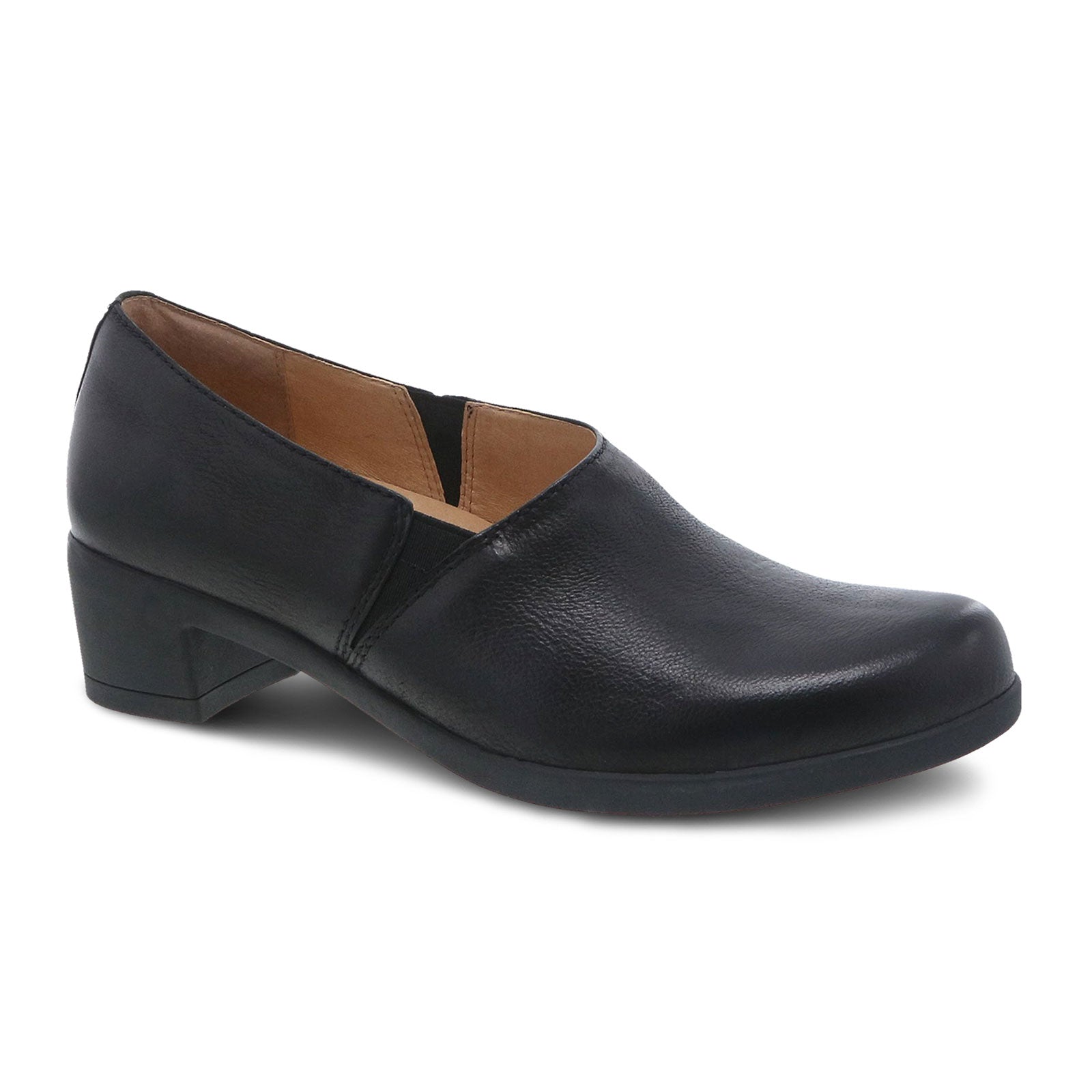 Dansko Camdyn Slip On (Women) - Black Burnished Nubuck