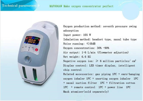 portable oxygen concentrator