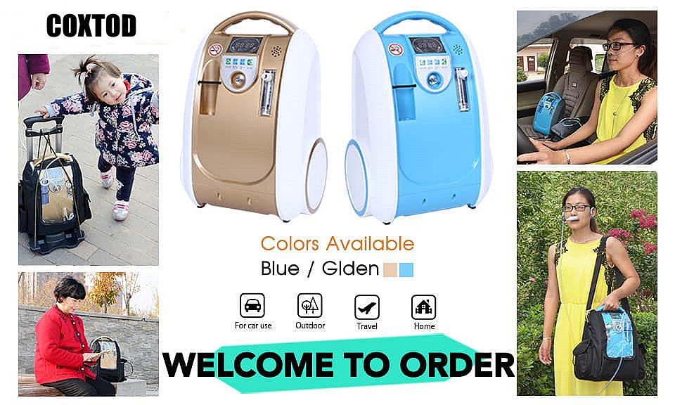portable oxygen concentrator with battery