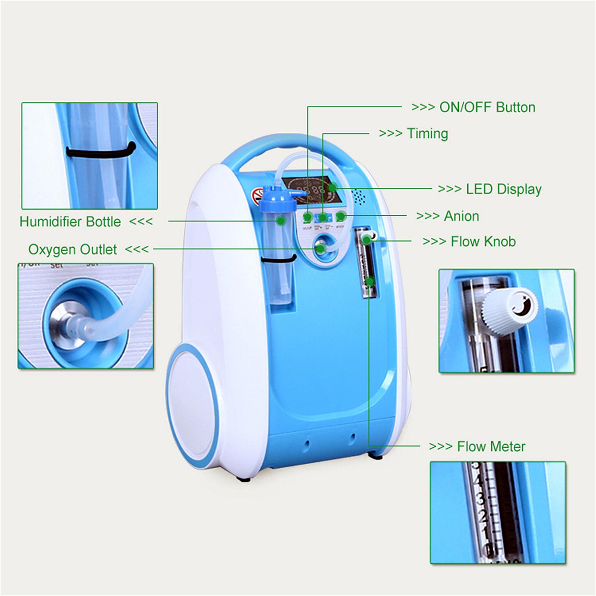 portable oxygen machine with battery