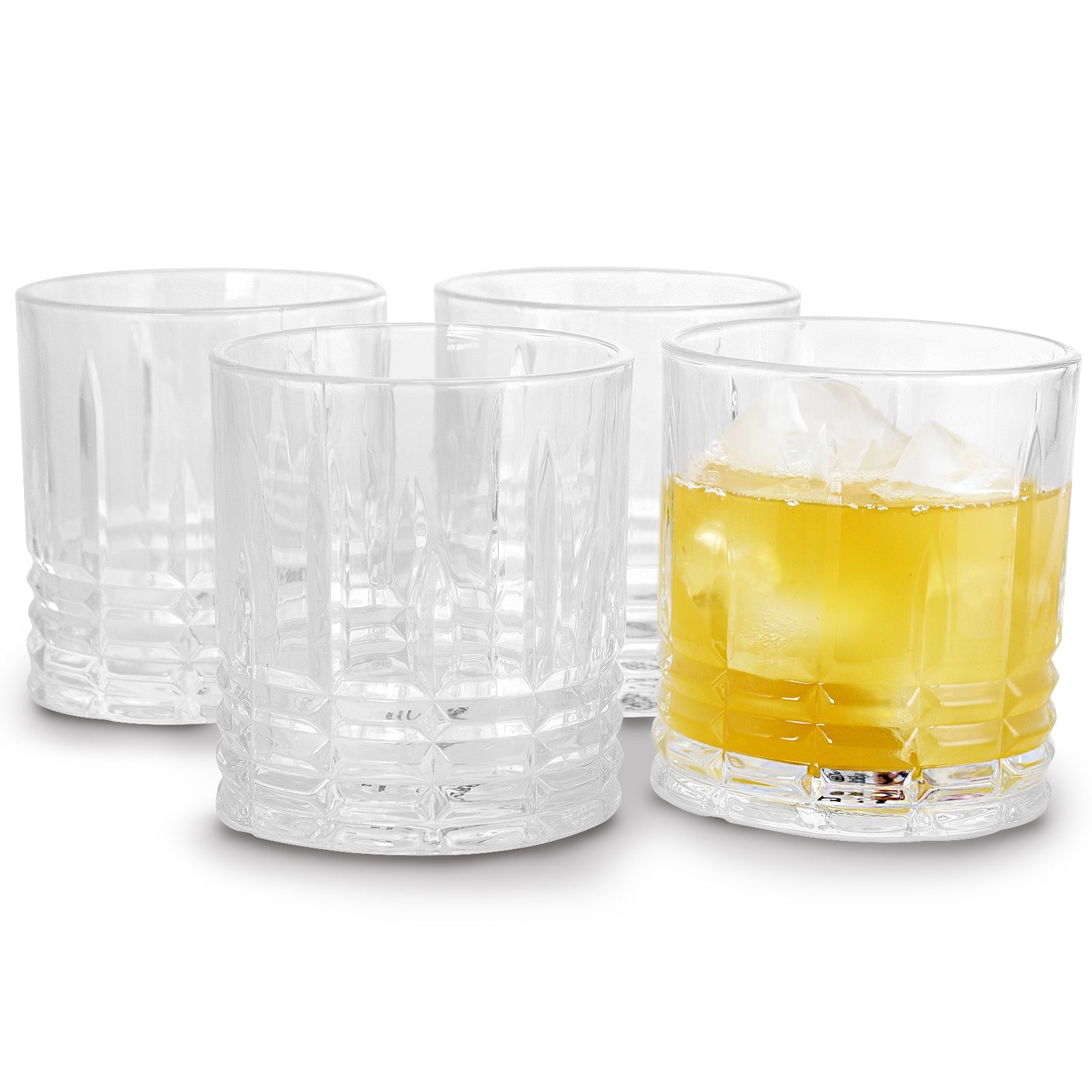 Jewelite 4 Piece 11 oz. Double Old Fashioned Glass Set