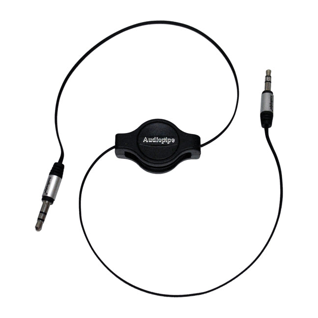 Audiopipe 3.5 to 3.5 Jack Plug 3 Ft Retractable