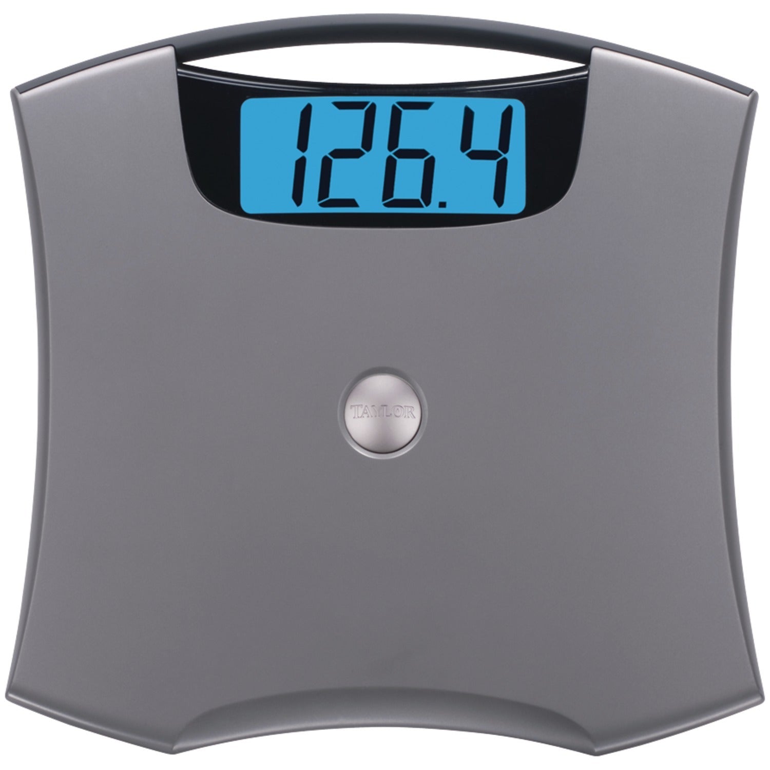 Taylor Precision Products 74054102 Jumbo Easy-to-Clean 440-lb Capacity Silver Bathroom Scale