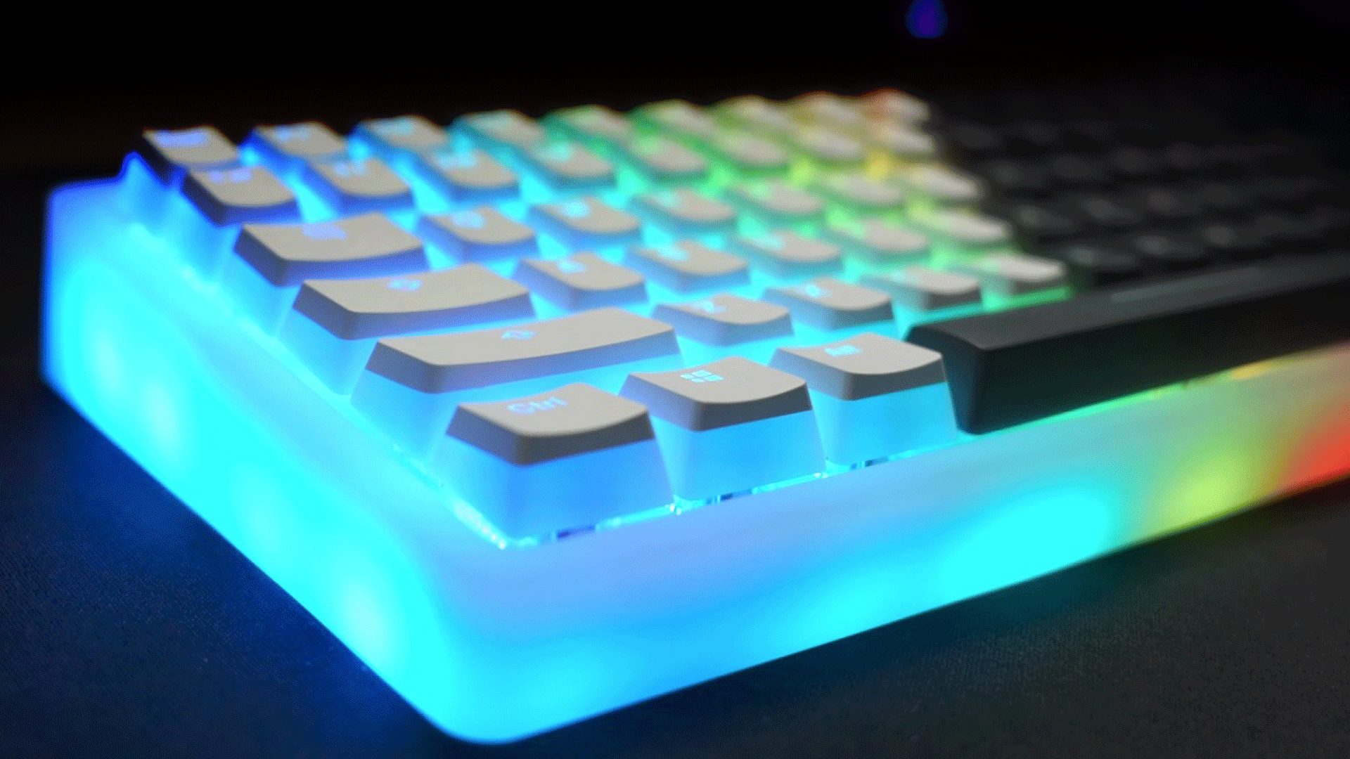 TRANSPARENT PBT KEYCAPS