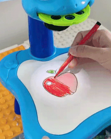 Niños Rastrear Dibujar Aprendizaje Proyección De Cachorro 