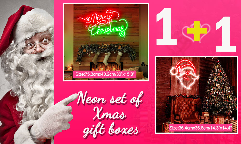 merry christmas neon light sign