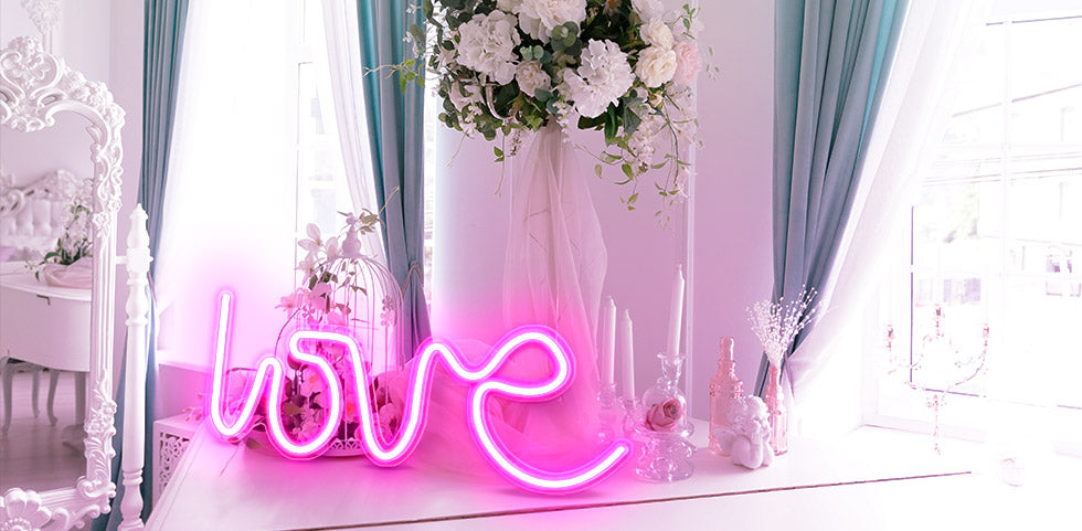 Love Neon Sign for lamps