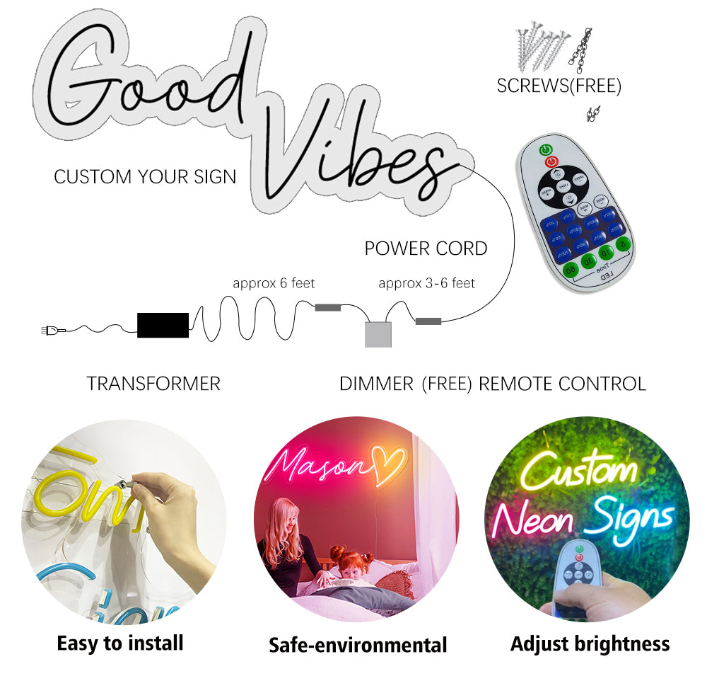 Angel and Devil by Mathilde neon sign