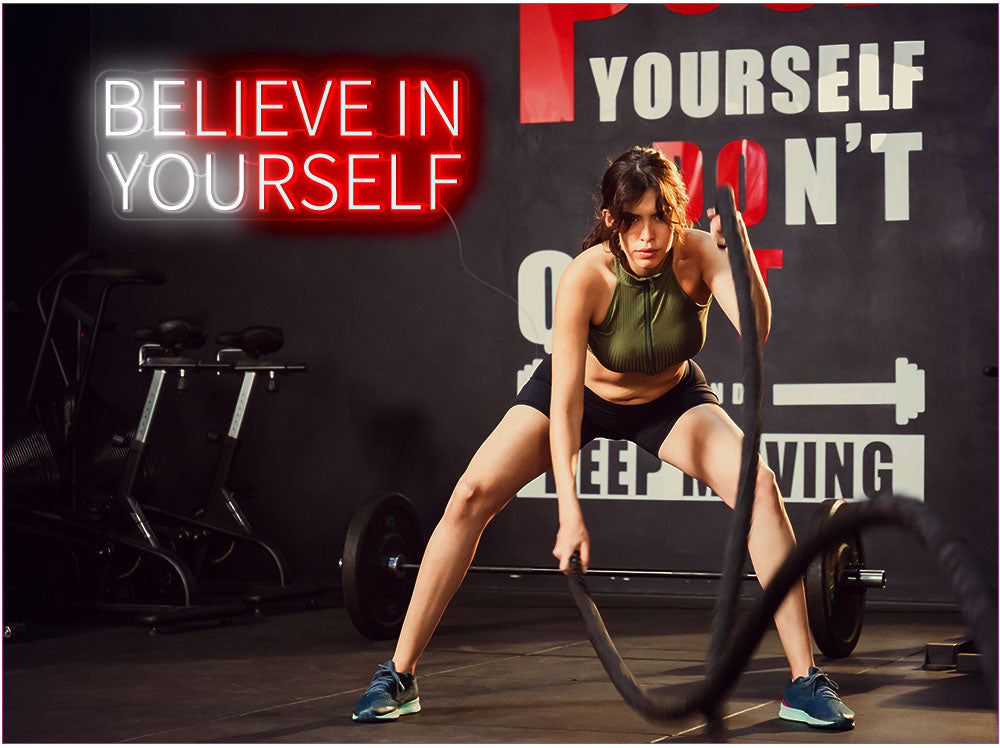 Believe in Yourself Neon Sign