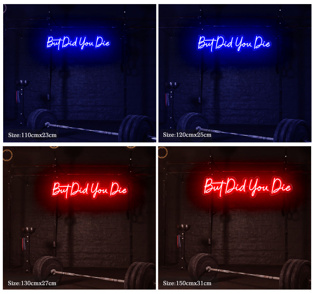 custom neon light size fit you