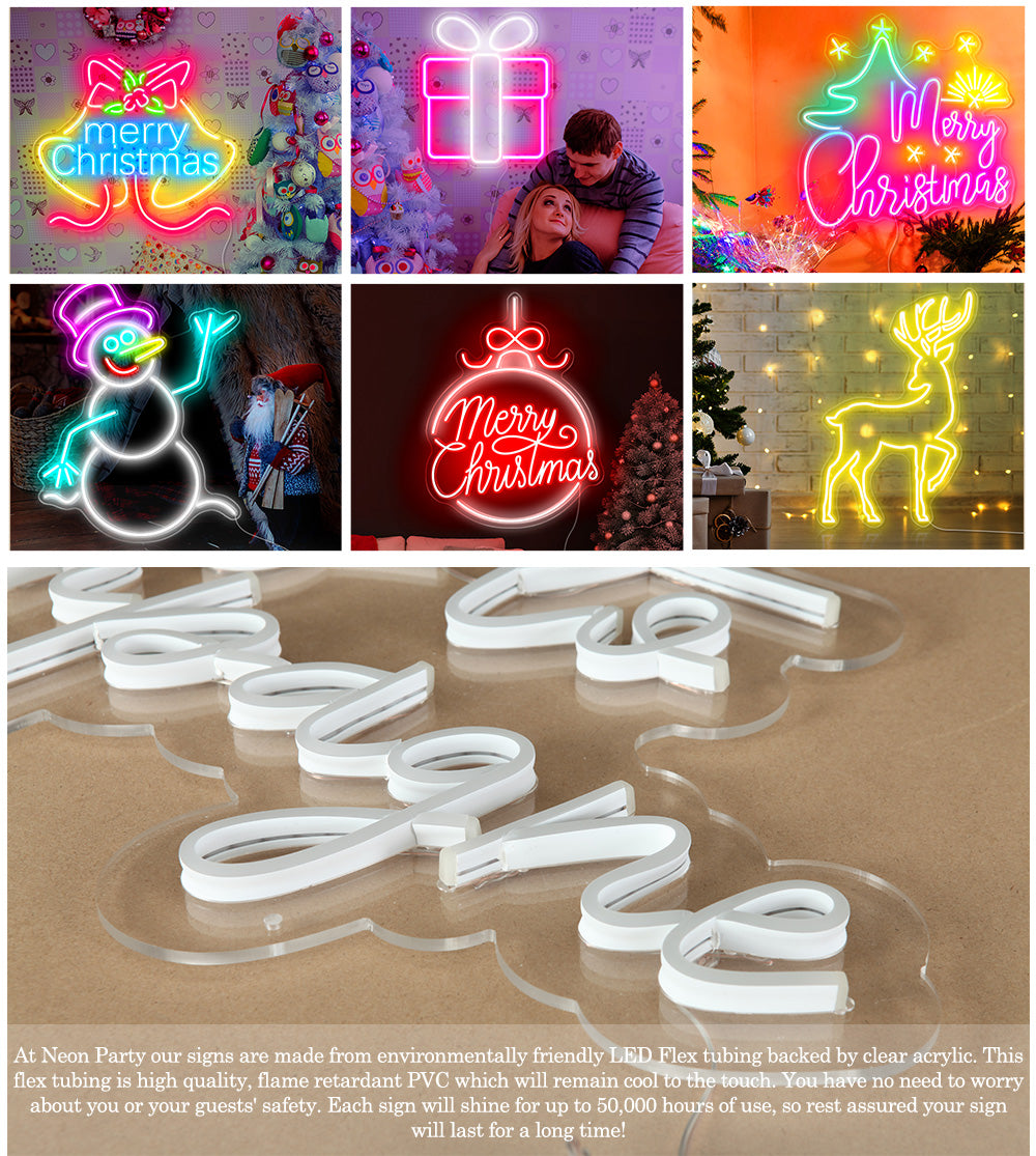 Xmas neon sign