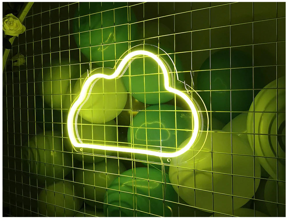 samll cute neon sign