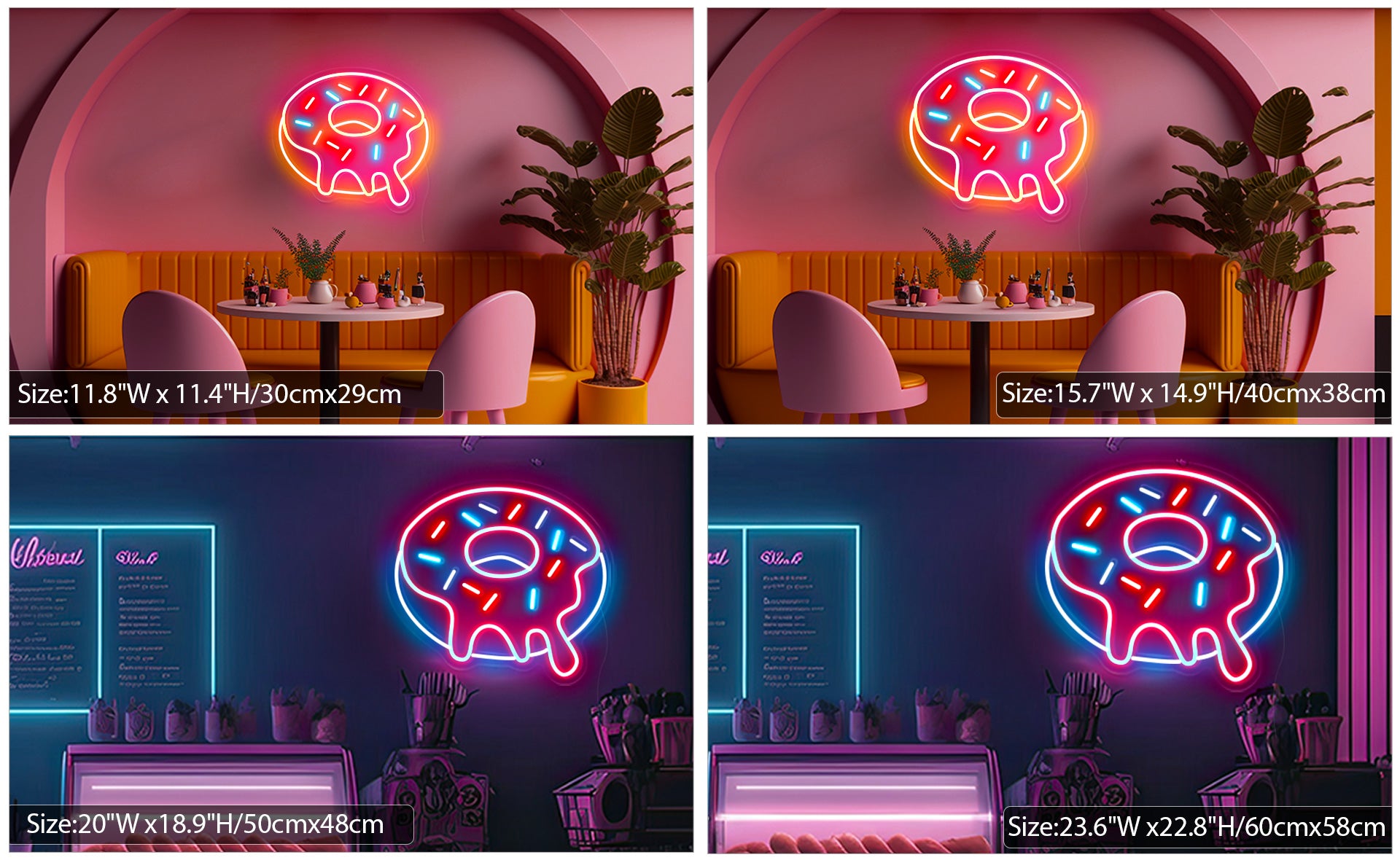 Sweet Donuts Neon Sign