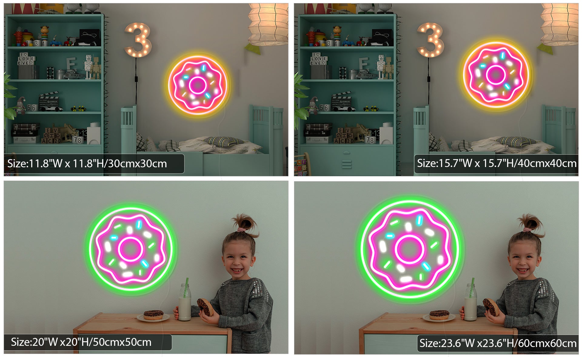 Colourful Donuts Sign