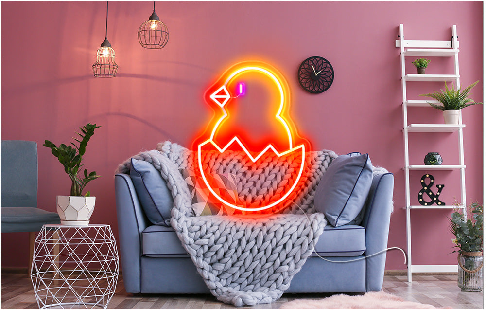 Creative Chicken neon sign