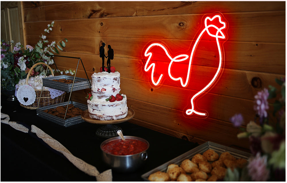 Creative Chicken neon sign