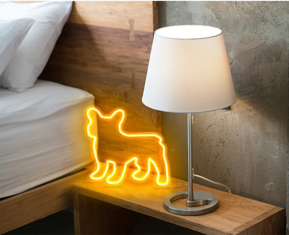 French Bulldog neon lamps
