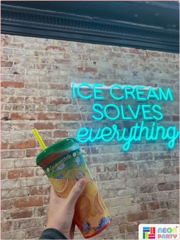 ice cream shop decor