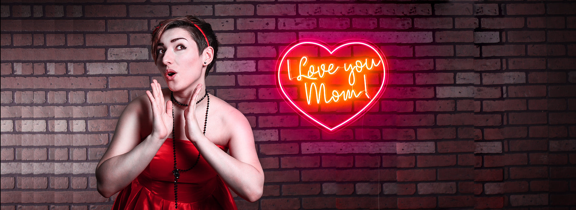 I love you mum❤ neon sign