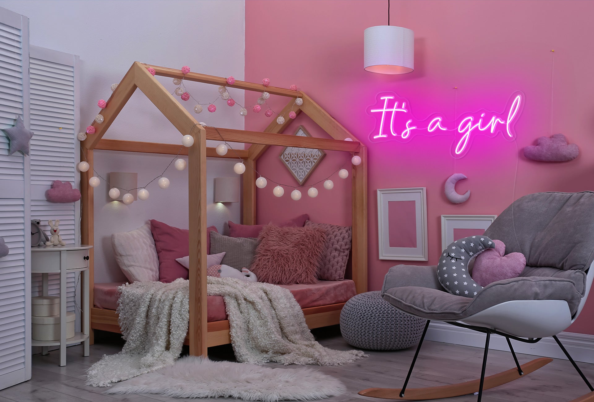 It's a girl neon light