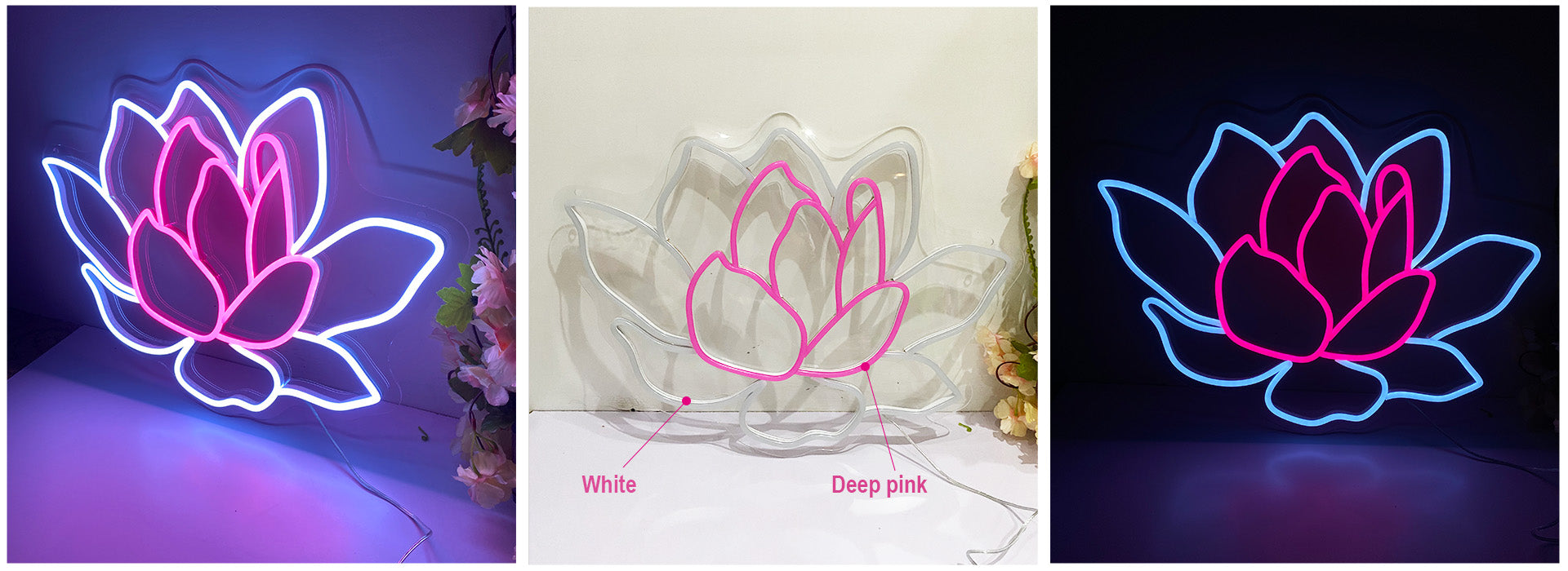 Lotus flower neon signs