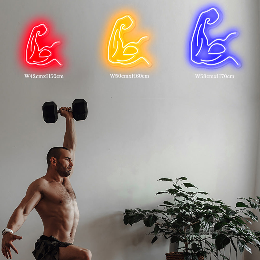 gym neon light sign